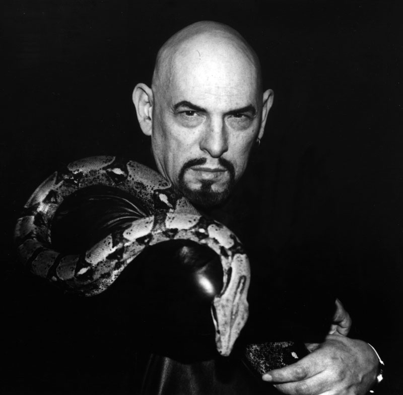 Anton LaVey with Rifle Framed Poster Church of Satan Satanism 